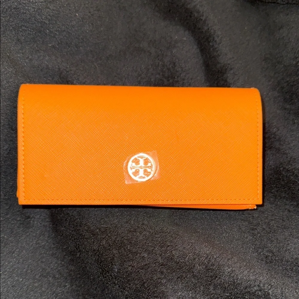 Tory Burch Vibrant Orange Clutch